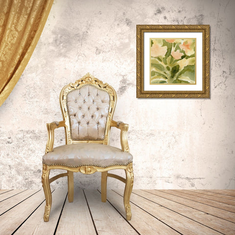Sweet Bouquet II Gold Ornate Wood Framed Art Print with Double Matting by Caroline, Emma