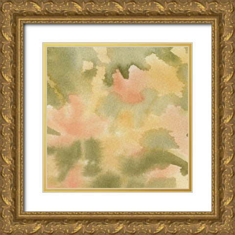 Botanical Aura I Gold Ornate Wood Framed Art Print with Double Matting by Caroline, Emma