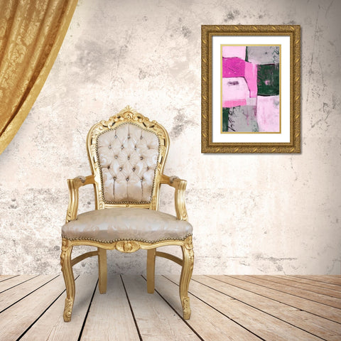 Party Mixer II Gold Ornate Wood Framed Art Print with Double Matting by Ashley, Erin