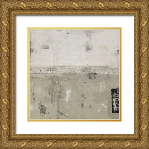 Sandstone Gold Ornate Wood Framed Art Print with Double Matting by Ashley, Erin