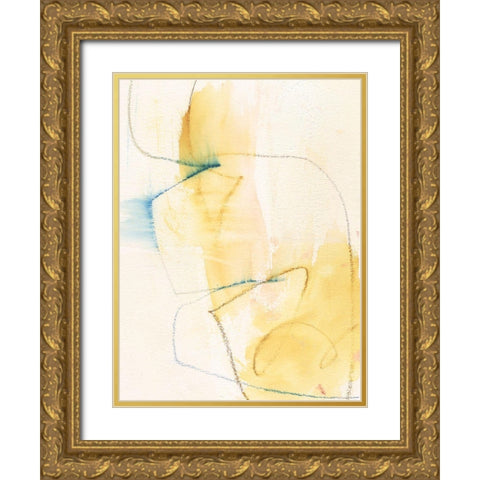 Barxan I Gold Ornate Wood Framed Art Print with Double Matting by Jachimiec, Sue