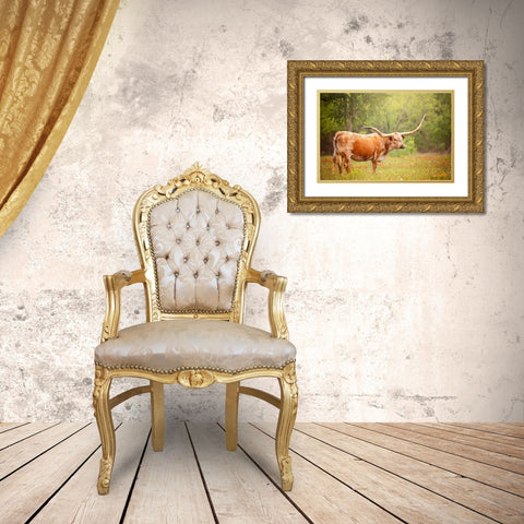 Sunlit Midwest I Gold Ornate Wood Framed Art Print with Double Matting by PHBurchett