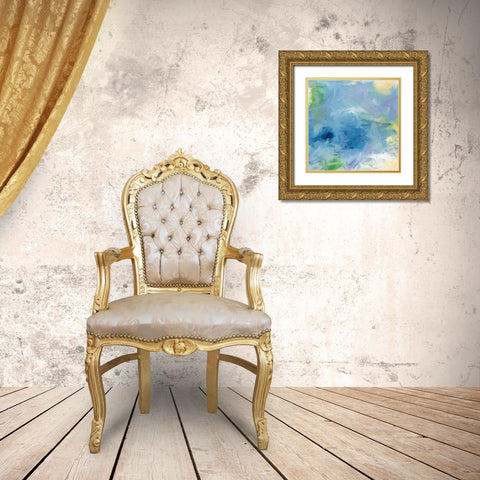 Pastel Sundance I Gold Ornate Wood Framed Art Print with Double Matting by Guererra, Teodora