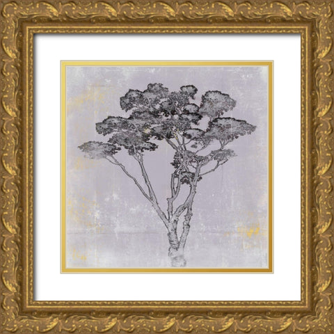 Adajio I Gold Ornate Wood Framed Art Print with Double Matting by Aryai, Sia