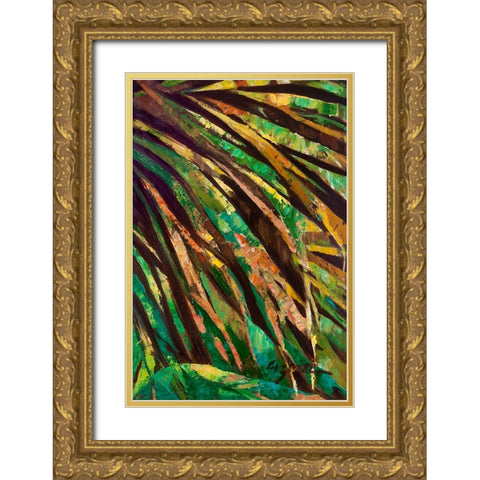 Las Palmas I Gold Ornate Wood Framed Art Print with Double Matting by Wilkins, Suzanne