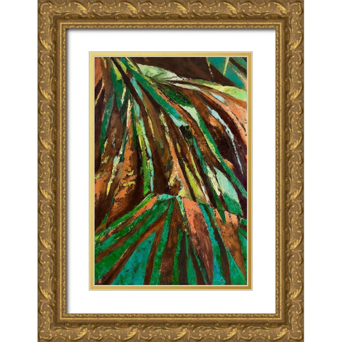 Las Palmas II Gold Ornate Wood Framed Art Print with Double Matting by Wilkins, Suzanne