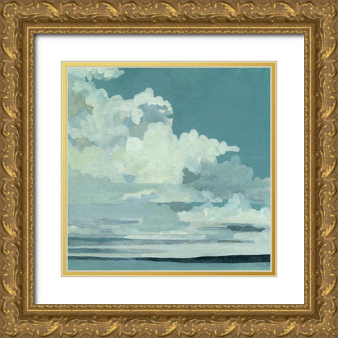 Cloud Coverage II Gold Ornate Wood Framed Art Print with Double Matting by Caroline, Emma