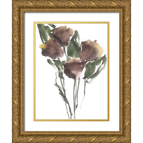 Growing Wild I Gold Ornate Wood Framed Art Print with Double Matting by Harper, Ethan