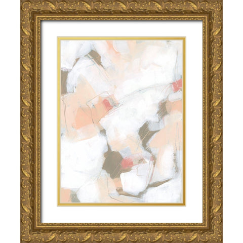 Sand Story II Gold Ornate Wood Framed Art Print with Double Matting by Vess, June Erica