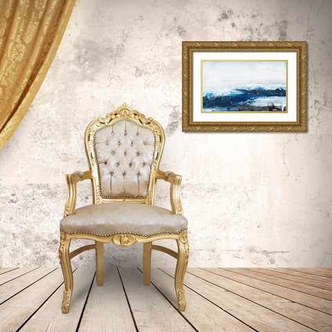Mysterious Sea I Gold Ornate Wood Framed Art Print with Double Matting by Bramma, Lila