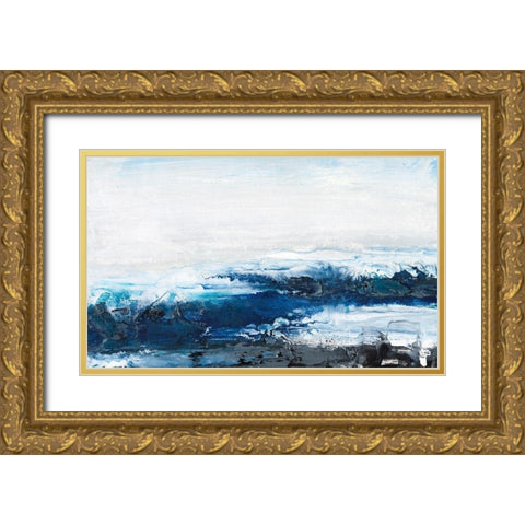 Mysterious Sea I Gold Ornate Wood Framed Art Print with Double Matting by Bramma, Lila