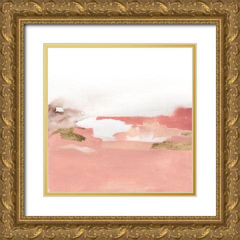 Rose Lake II Gold Ornate Wood Framed Art Print with Double Matting by Green, Jacob