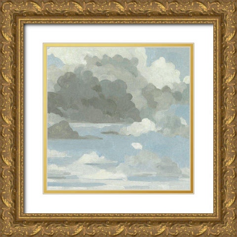 Cloud Canvas I Gold Ornate Wood Framed Art Print with Double Matting by Caroline, Emma