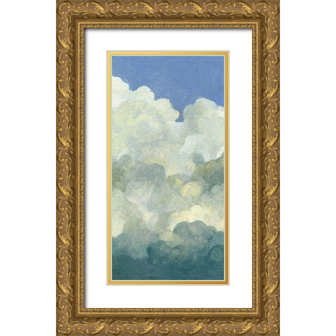Cumulus Tower I Gold Ornate Wood Framed Art Print with Double Matting by Caroline, Emma