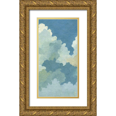 Cumulus Tower II Gold Ornate Wood Framed Art Print with Double Matting by Caroline, Emma