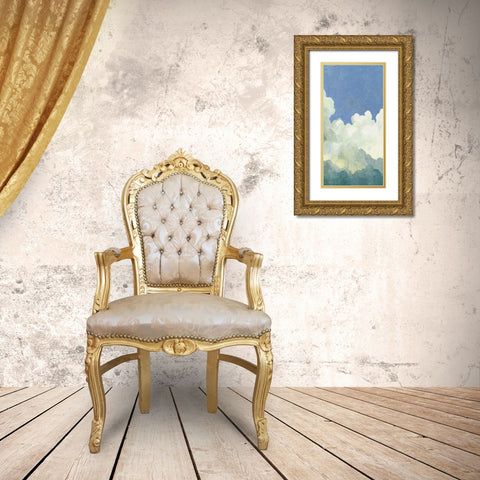 Cumulus Tower IV Gold Ornate Wood Framed Art Print with Double Matting by Caroline, Emma