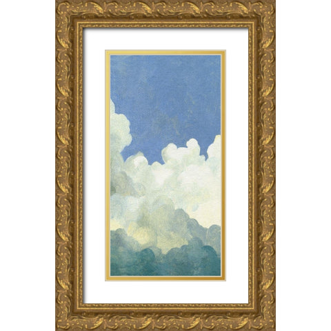 Cumulus Tower IV Gold Ornate Wood Framed Art Print with Double Matting by Caroline, Emma