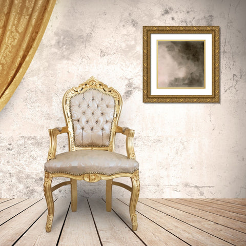 Waft I Gold Ornate Wood Framed Art Print with Double Matting by Caroline, Emma