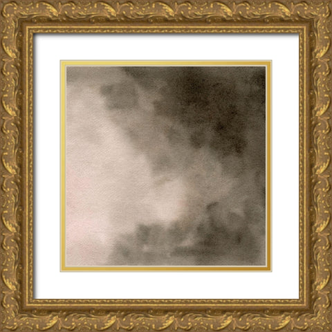 Waft I Gold Ornate Wood Framed Art Print with Double Matting by Caroline, Emma