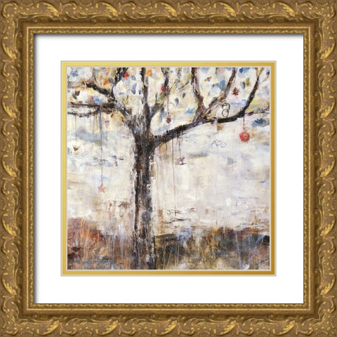 The Charming Tree Gold Ornate Wood Framed Art Print with Double Matting by Maas, Jodi