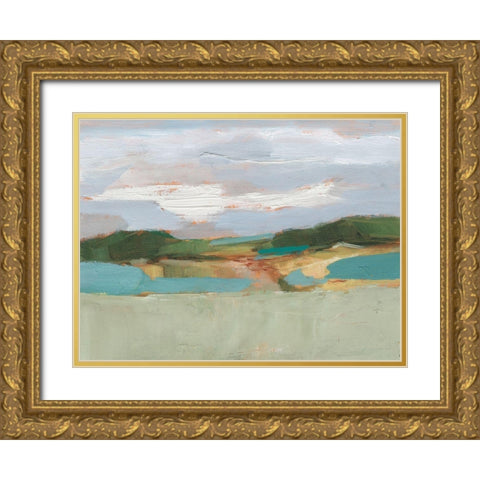 High Noon Vista Study II Gold Ornate Wood Framed Art Print with Double Matting by Harper, Ethan