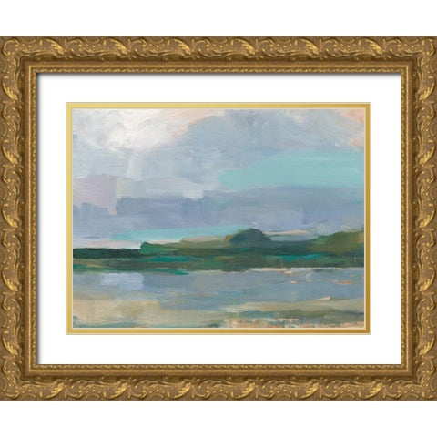 Twilight Vista Study I Gold Ornate Wood Framed Art Print with Double Matting by Harper, Ethan