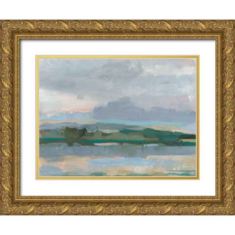 Twilight Vista Study II Gold Ornate Wood Framed Art Print with Double Matting by Harper, Ethan