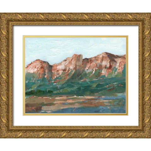 Heading West I Gold Ornate Wood Framed Art Print with Double Matting by Harper, Ethan