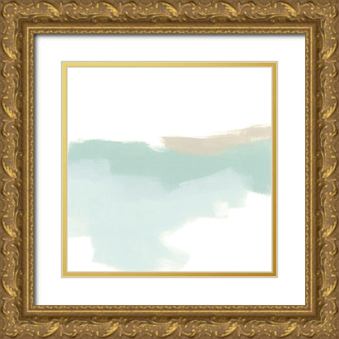 Minimal Mist III Gold Ornate Wood Framed Art Print with Double Matting by Vess, June Erica