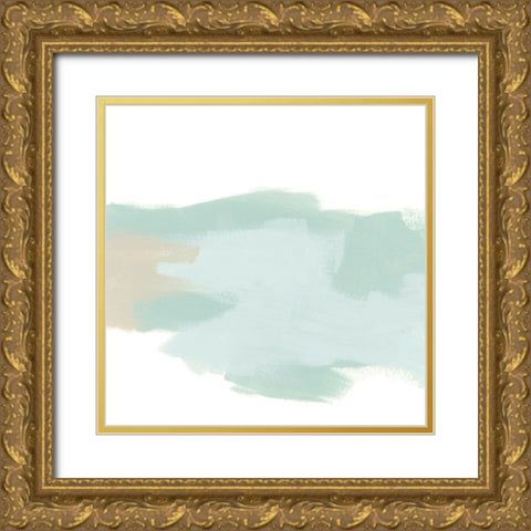 Minimal Mist IV Gold Ornate Wood Framed Art Print with Double Matting by Vess, June Erica