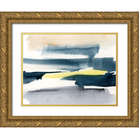 Peeking Sunshine III Gold Ornate Wood Framed Art Print with Double Matting by Barnes, Victoria