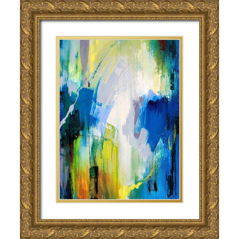 Sun Kissed I Gold Ornate Wood Framed Art Print with Double Matting by Edmunds, Sydney