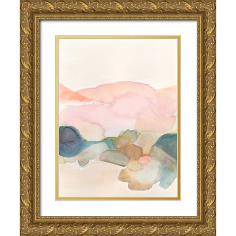 Desert Canyon II Gold Ornate Wood Framed Art Print with Double Matting by Fuchs, Jodi