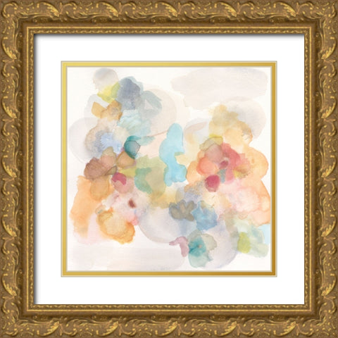 Soft Bloom I Gold Ornate Wood Framed Art Print with Double Matting by Fuchs, Jodi