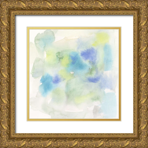 Cool Wash I Gold Ornate Wood Framed Art Print with Double Matting by Fuchs, Jodi
