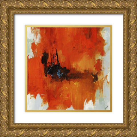 Red Tail I Gold Ornate Wood Framed Art Print with Double Matting by Edmunds, Sydney