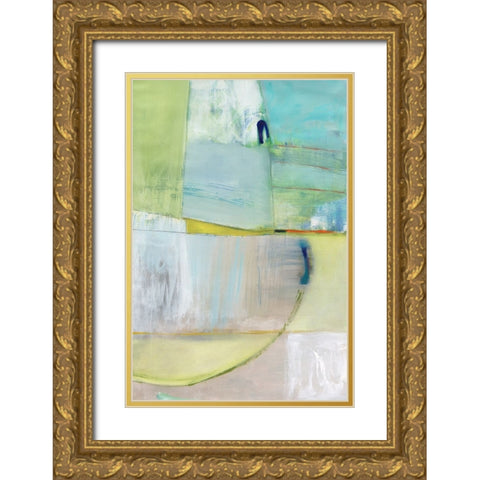 Incoming Gold Ornate Wood Framed Art Print with Double Matting by Fuchs, Jodi