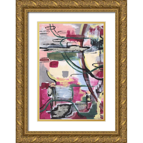 Multiple Wavelengths I Gold Ornate Wood Framed Art Print with Double Matting by Willett, Michael
