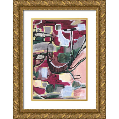 Multiple Wavelengths II Gold Ornate Wood Framed Art Print with Double Matting by Willett, Michael