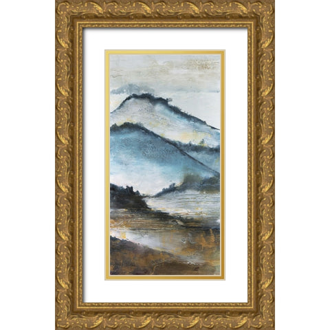 Ancient View II Gold Ornate Wood Framed Art Print with Double Matting by Bramma, Lila