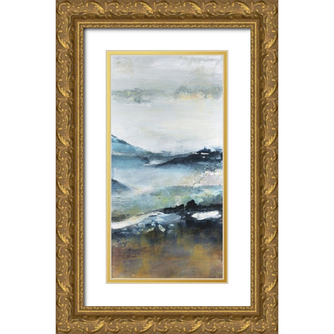 Ancient View III Gold Ornate Wood Framed Art Print with Double Matting by Bramma, Lila