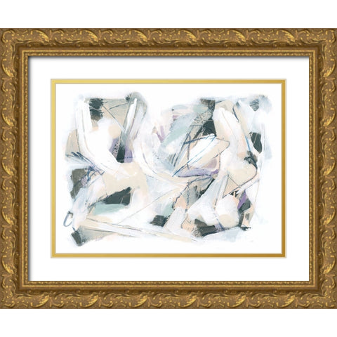 Arctic Helix I Gold Ornate Wood Framed Art Print with Double Matting by Vess, June Erica