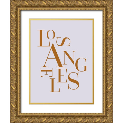 City Center Type III Gold Ornate Wood Framed Art Print with Double Matting by Green, Jacob