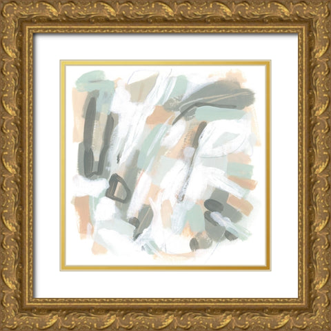 Riff Time III Gold Ornate Wood Framed Art Print with Double Matting by Vess, June Erica