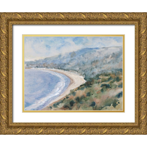 Coastal Mist I Gold Ornate Wood Framed Art Print with Double Matting by OToole, Tim