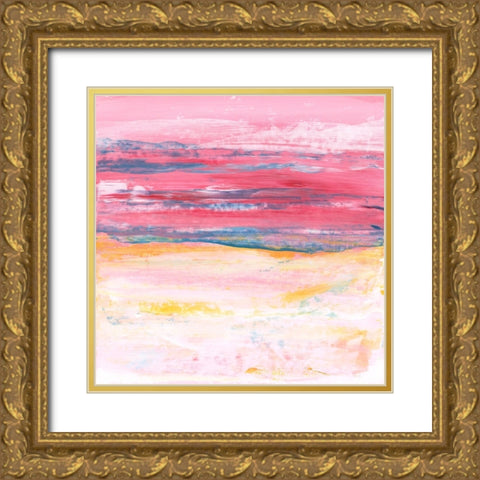 Kona Sunset I Gold Ornate Wood Framed Art Print with Double Matting by Kaelber, Renee