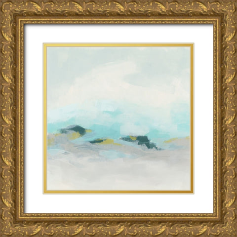 Beach Mist II Gold Ornate Wood Framed Art Print with Double Matting by Vess, June Erica