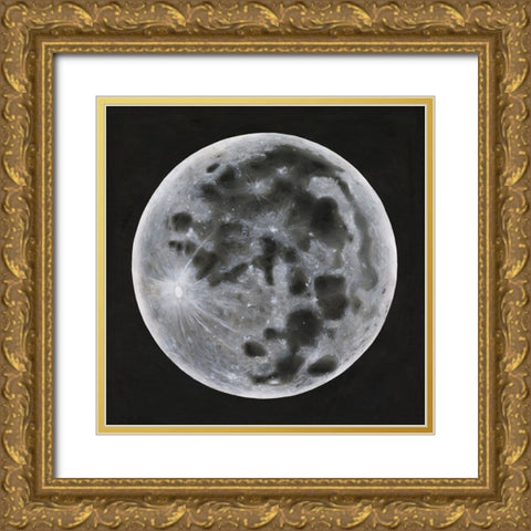 Celestial Spheres I Gold Ornate Wood Framed Art Print with Double Matting by Willett, Michael