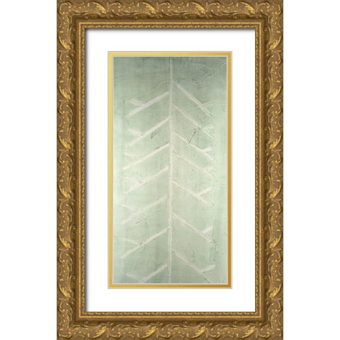 Veriegatas IV Gold Ornate Wood Framed Art Print with Double Matting by Lam, Vanna