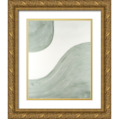 Get Going I Gold Ornate Wood Framed Art Print with Double Matting by Lam, Vanna